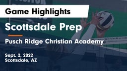 Scottsdale Prep  vs Pusch Ridge Christian Academy  Game Highlights - Sept. 2, 2022