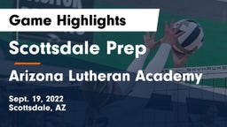 Scottsdale Prep  vs Arizona Lutheran Academy  Game Highlights - Sept. 19, 2022