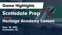 Scottsdale Prep  vs Heritage Academy Laveen Game Highlights - Sept. 30, 2022