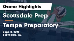 Scottsdale Prep  vs Tempe Preparatory Game Highlights - Sept. 8, 2023