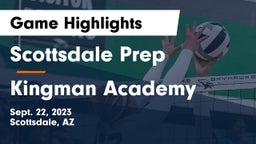 Scottsdale Prep  vs Kingman Academy  Game Highlights - Sept. 22, 2023