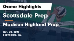 Scottsdale Prep  vs Madison Highland Prep Game Highlights - Oct. 20, 2023