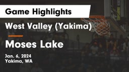 West Valley  (Yakima) vs Moses Lake  Game Highlights - Jan. 6, 2024