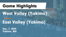 West Valley  (Yakima) vs East Valley  (Yakima) Game Highlights - Dec. 7, 2023