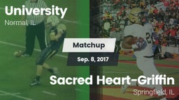 Matchup: University High vs. Sacred Heart-Griffin  2017