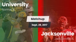 Matchup: University High vs. Jacksonville  2017