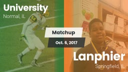 Matchup: University High vs. Lanphier  2017