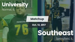 Matchup: University High vs. Southeast  2017