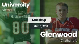 Matchup: University High vs. Glenwood  2018