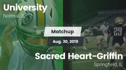 Matchup: University High vs. Sacred Heart-Griffin  2019