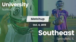 Matchup: University High vs. Southeast  2019