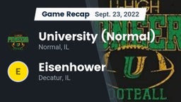 Recap: University (Normal)  vs. Eisenhower  2022