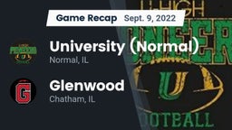 Recap: University (Normal)  vs. Glenwood  2022