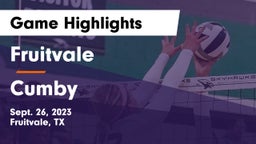 Fruitvale  vs Cumby Game Highlights - Sept. 26, 2023