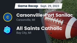 Recap: Carsonville-Port Sanilac  vs. All Saints Catholic  2023