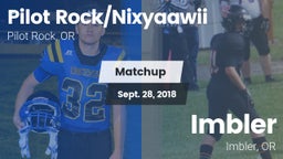 Matchup: Pilot Rock High vs. Imbler  2018