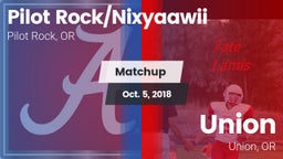 Matchup: Pilot Rock High vs. Union  2018