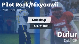 Matchup: Pilot Rock High vs. Dufur  2018