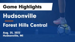 Hudsonville  vs Forest Hills Central  Game Highlights - Aug. 25, 2022