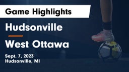 Hudsonville  vs West Ottawa  Game Highlights - Sept. 7, 2023