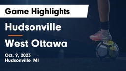 Hudsonville  vs West Ottawa  Game Highlights - Oct. 9, 2023
