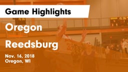 Oregon  vs Reedsburg Game Highlights - Nov. 16, 2018