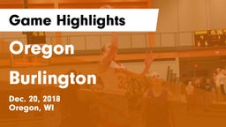 Oregon  vs Burlington  Game Highlights - Dec. 20, 2018