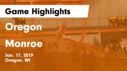 Oregon  vs Monroe  Game Highlights - Jan. 17, 2019