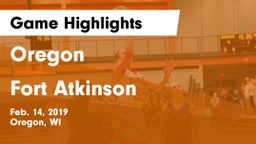 Oregon  vs Fort Atkinson  Game Highlights - Feb. 14, 2019