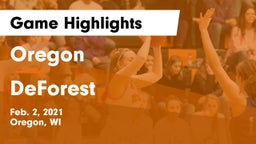 Oregon  vs DeForest  Game Highlights - Feb. 2, 2021