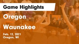 Oregon  vs Waunakee  Game Highlights - Feb. 12, 2021