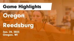 Oregon  vs Reedsburg Game Highlights - Jan. 24, 2023