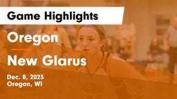 Oregon  vs New Glarus  Game Highlights - Dec. 8, 2023