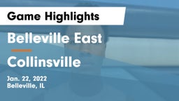 Belleville East  vs Collinsville  Game Highlights - Jan. 22, 2022