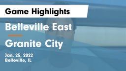 Belleville East  vs Granite City  Game Highlights - Jan. 25, 2022