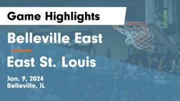 Belleville East  vs East St. Louis  Game Highlights - Jan. 9, 2024