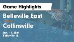 Belleville East  vs Collinsville  Game Highlights - Jan. 11, 2024