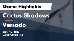 Cactus Shadows  vs Verrado Game Highlights - Oct. 15, 2022