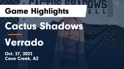 Cactus Shadows  vs Verrado  Game Highlights - Oct. 27, 2022