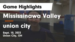 Mississinawa Valley  vs union city Game Highlights - Sept. 10, 2022