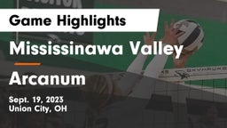 Mississinawa Valley  vs Arcanum  Game Highlights - Sept. 19, 2023