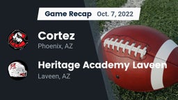 Recap: Cortez  vs. Heritage Academy Laveen 2022