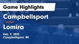 Campbellsport  vs Lomira  Game Highlights - Feb. 9, 2023