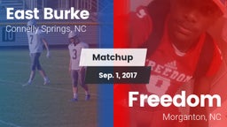 Matchup: East Burke High vs. Freedom  2017