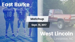 Matchup: East Burke High vs. West Lincoln  2017