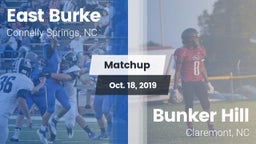 Matchup: East Burke High vs. Bunker Hill  2019