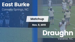 Matchup: East Burke High vs. Draughn  2019