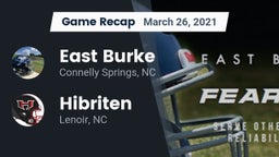 Recap: East Burke  vs. Hibriten  2021