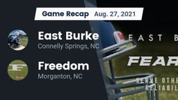 Recap: East Burke  vs. Freedom  2021