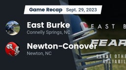 Recap: East Burke  vs. Newton-Conover  2023